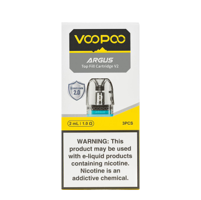 کارتریج ووپو آرگاس تاپ فیل V2 1.0 اهم (3 میلی‌لیتر، بسته 3 عددی)